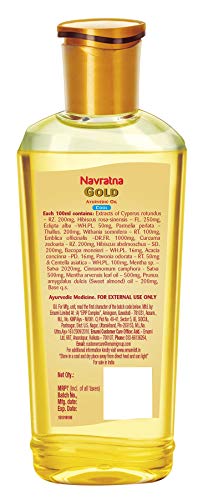 Navratna Gold Ayurvedic Oil – view 3