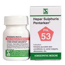 Hepar Sulphuris Pentarkan tablet bottle pack, 20 g