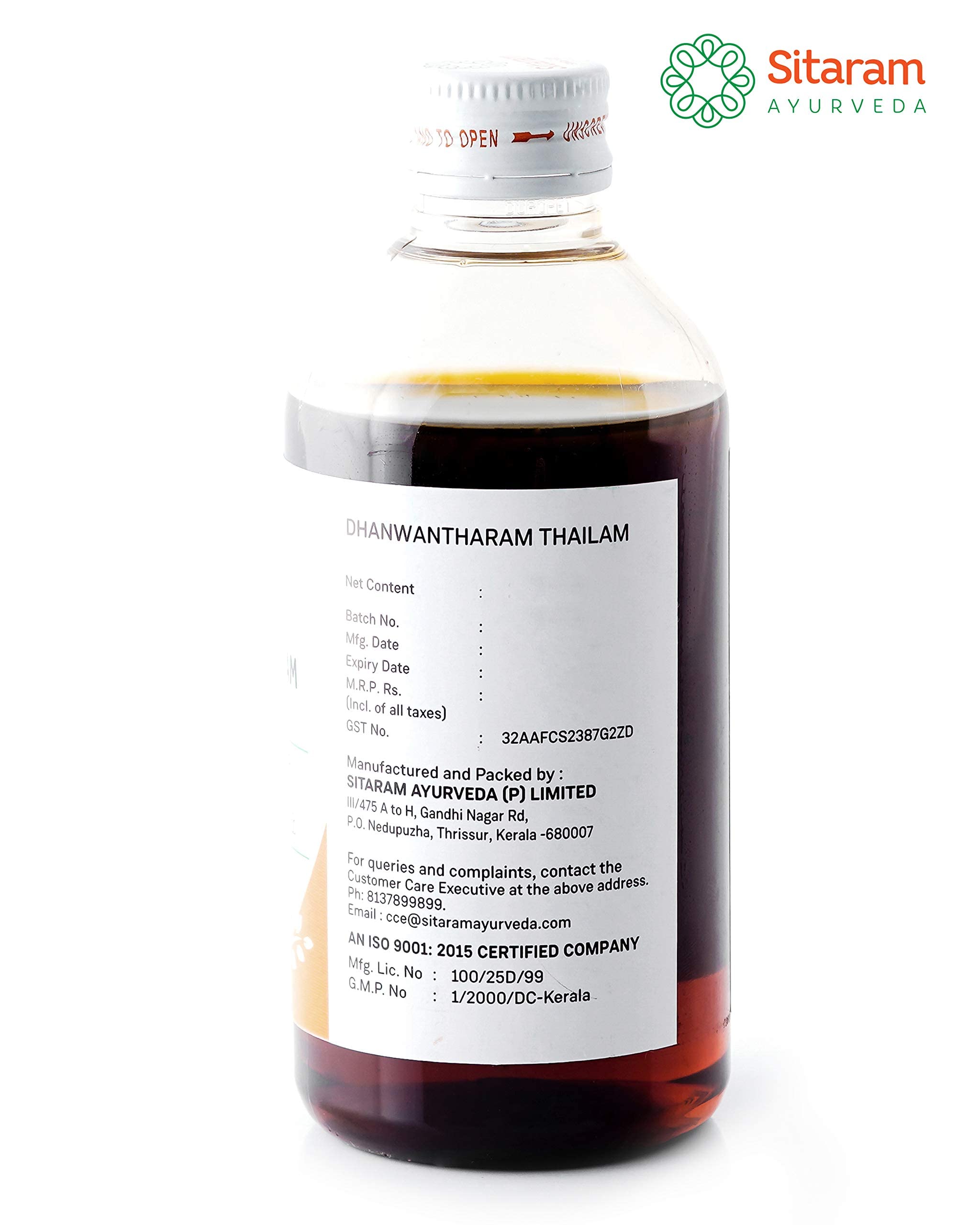 Sitaram Ayurveda Dhanwantaram Thailam 450ml – view 6
