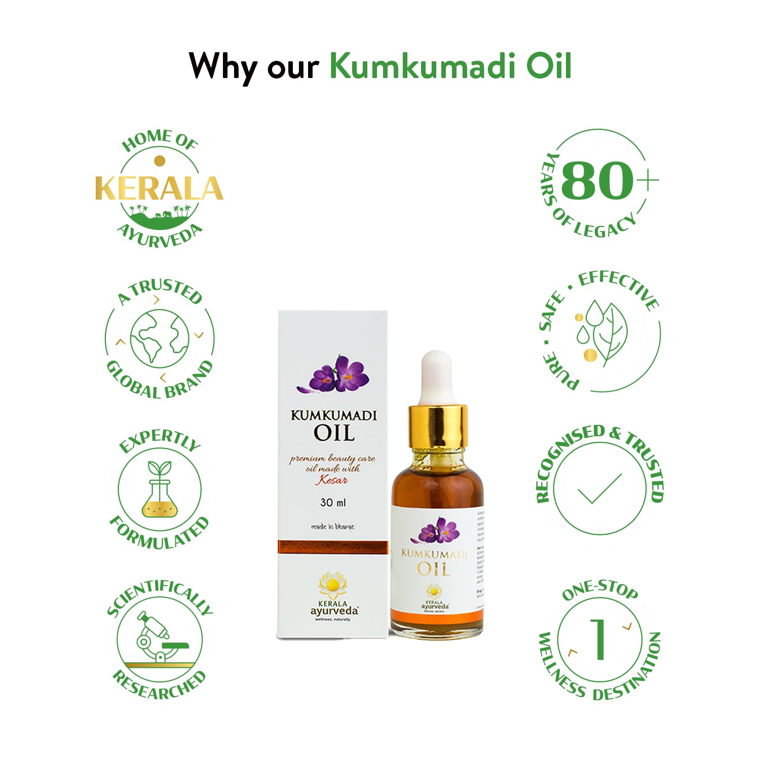 Kerala Ayurveda Kumkumadi Oil 30 ml – view 5