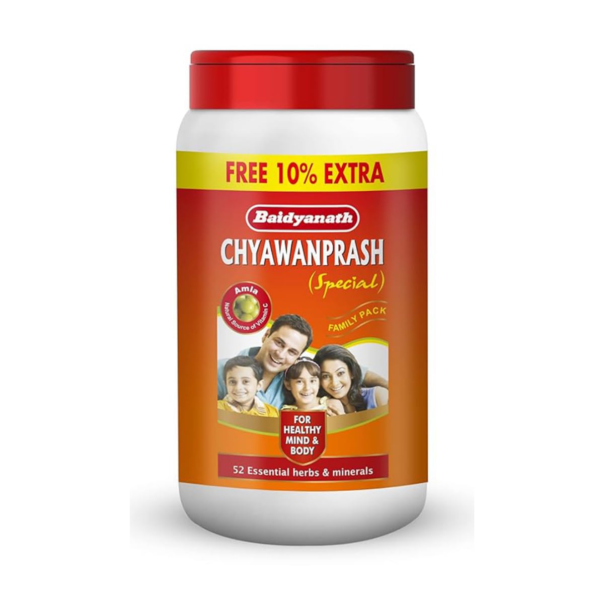 Bottle of Baidyanath Chyawanprash Special Ayurvedic chyawanprash paste