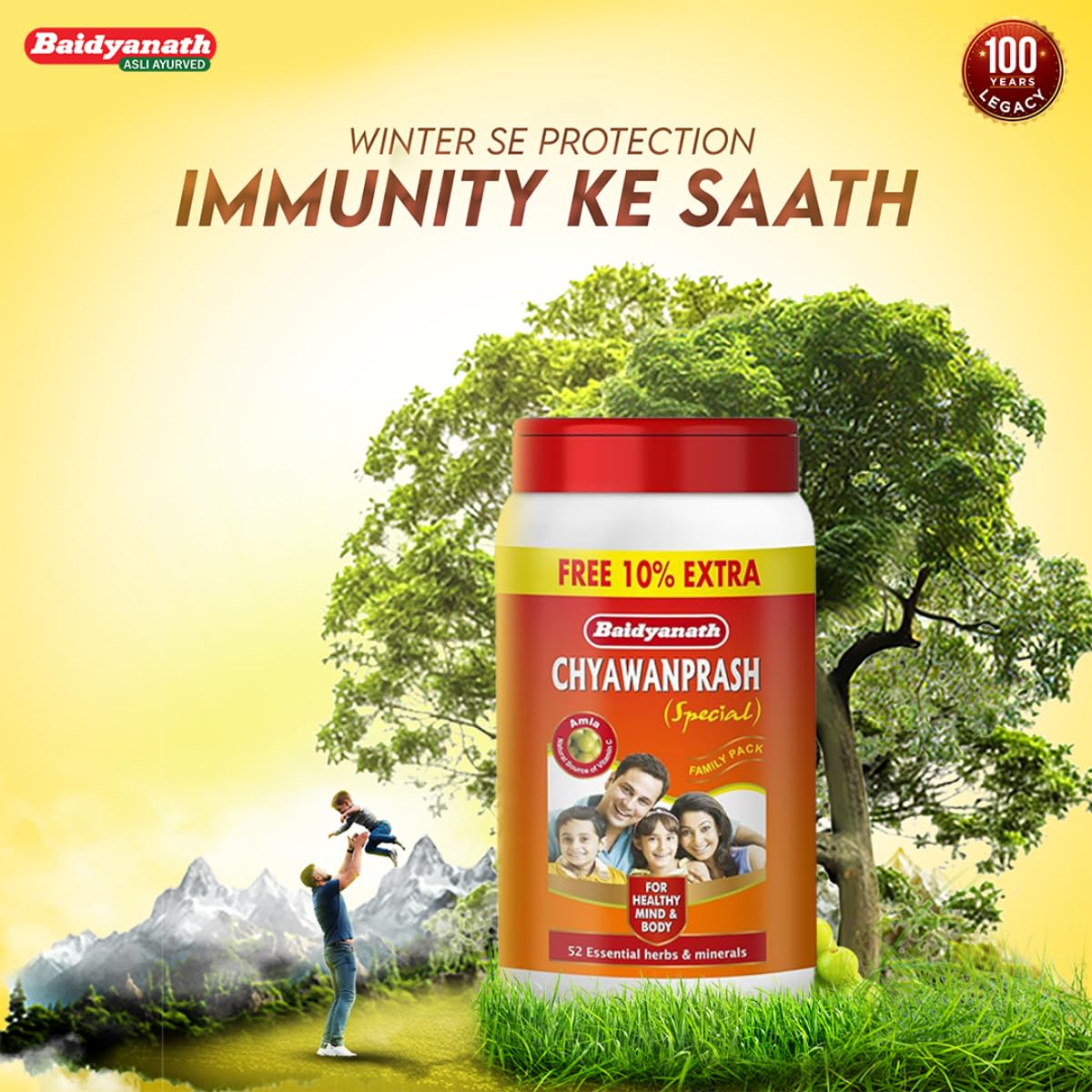 Baidyanath Chyawanprash Special -Pack of 2 kg With 10% Extra Free – view 4