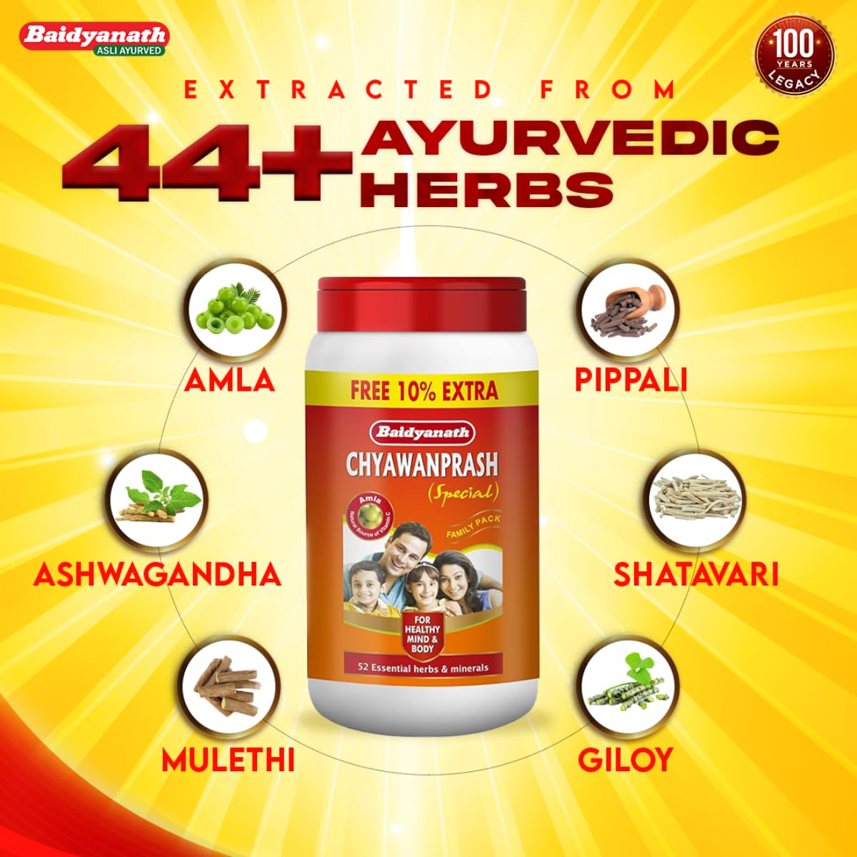 Baidyanath Chyawanprash Special -Pack of 2 kg With 10% Extra Free – view 8