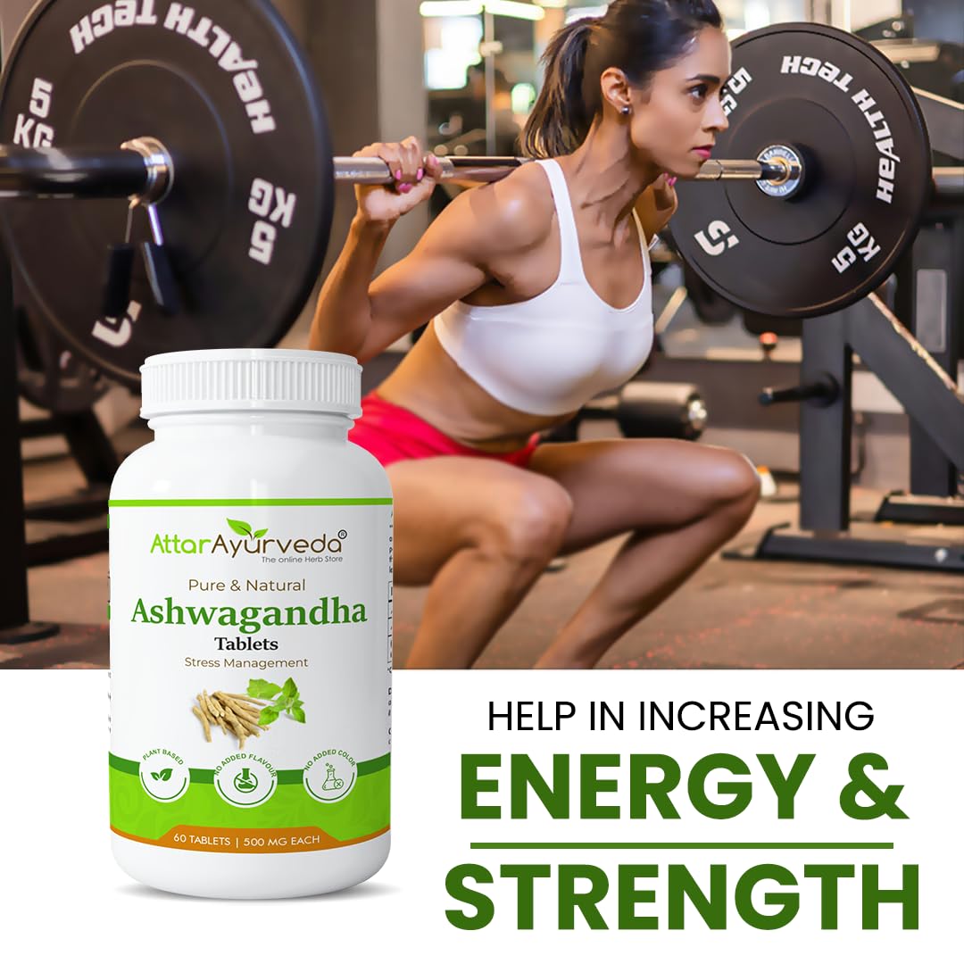 Attar Ayurveda Ashwagandha tablet (500mg) - 60 tablets – view 2