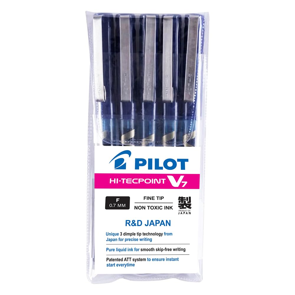 Pilot Hi-Tecpoint V7 0.7mm Fine Point Pure Liquid Ink Roller Ball Pen – view 5