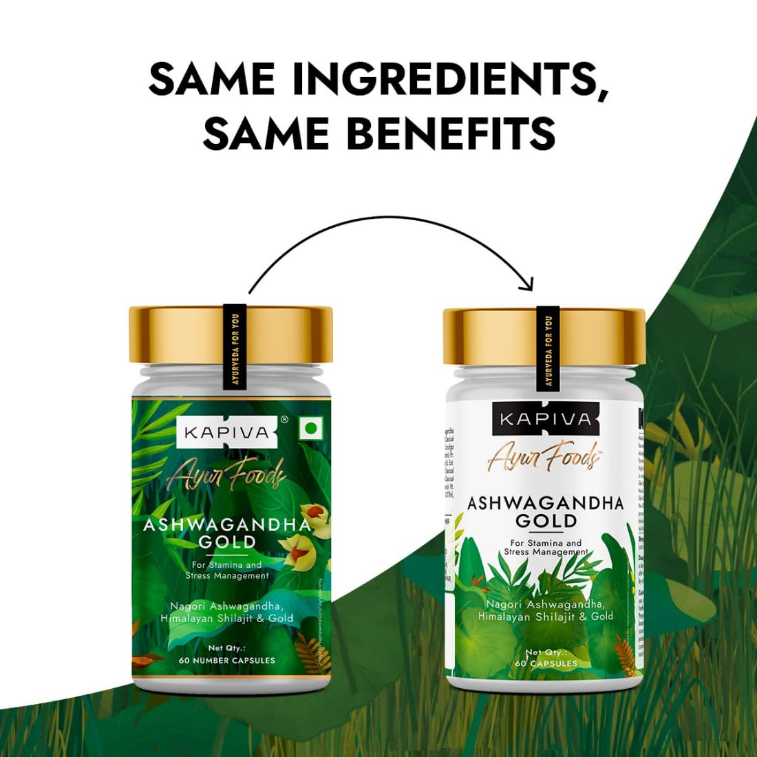 Kapiva Ashwagandha Gold 60 Caps – view 2