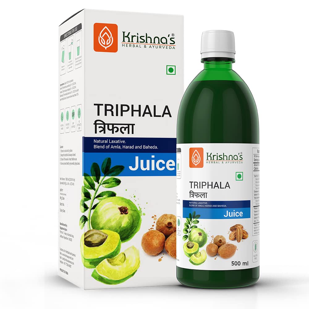 Bottle of Krishna's Herbal & Ayurveda Triphala Juice 1000 ml