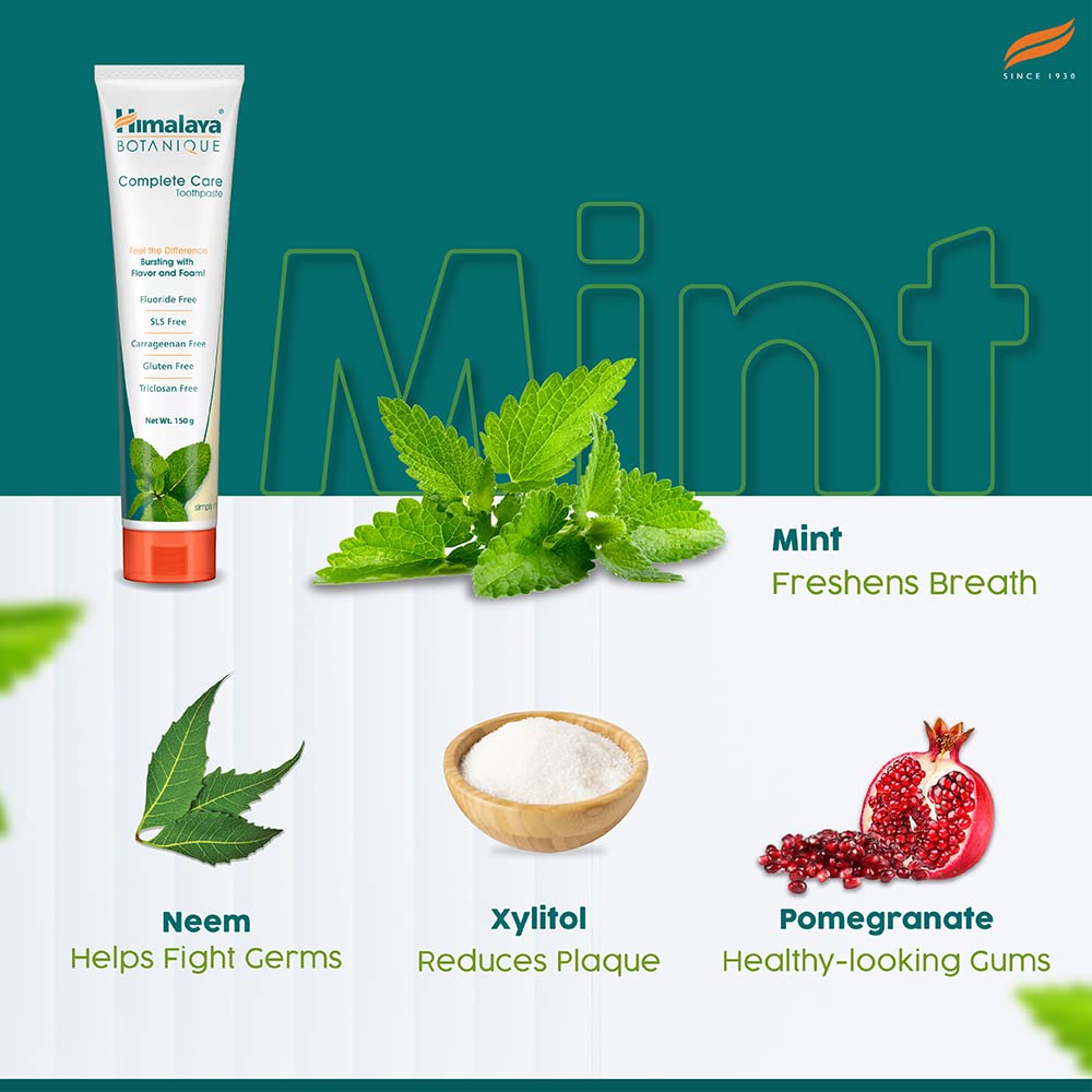 Himalaya Botanique Complete Care Toothpaste - Simply Mint – view 4