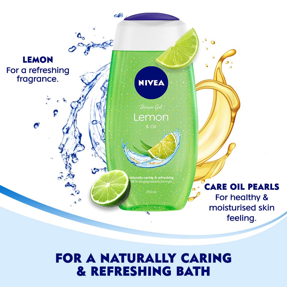 NIVEA Lemon and oil 500ml Body Wash – view 3