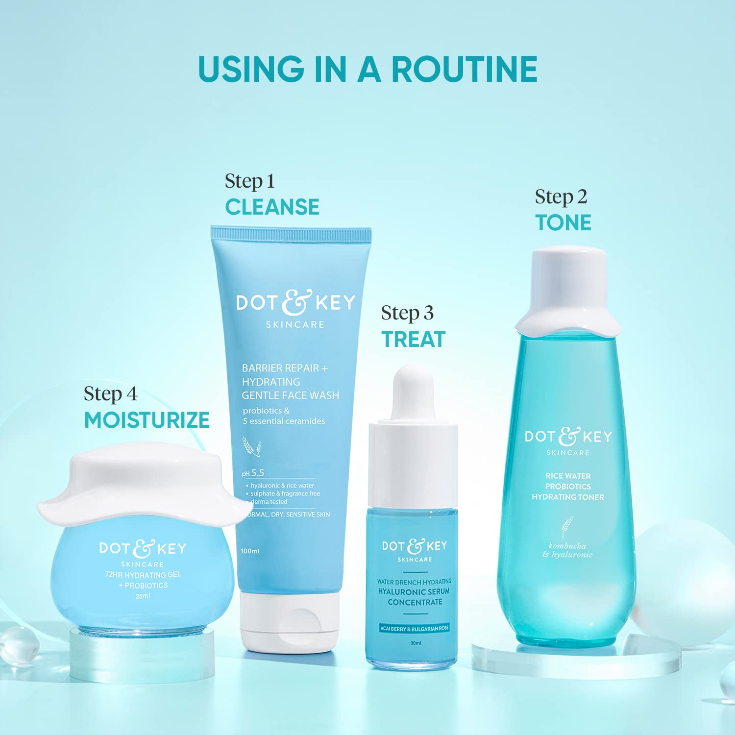 Dot & Key Rice Water Hydrating Toner With Hyaluronic – view 6