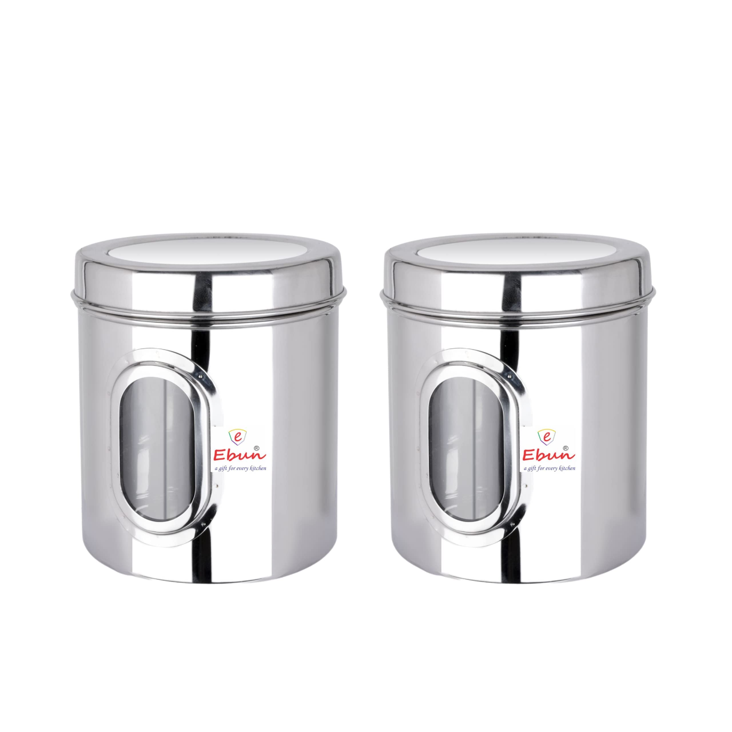 Ebun Stainless Steel See Through Transparent Containers – view 2