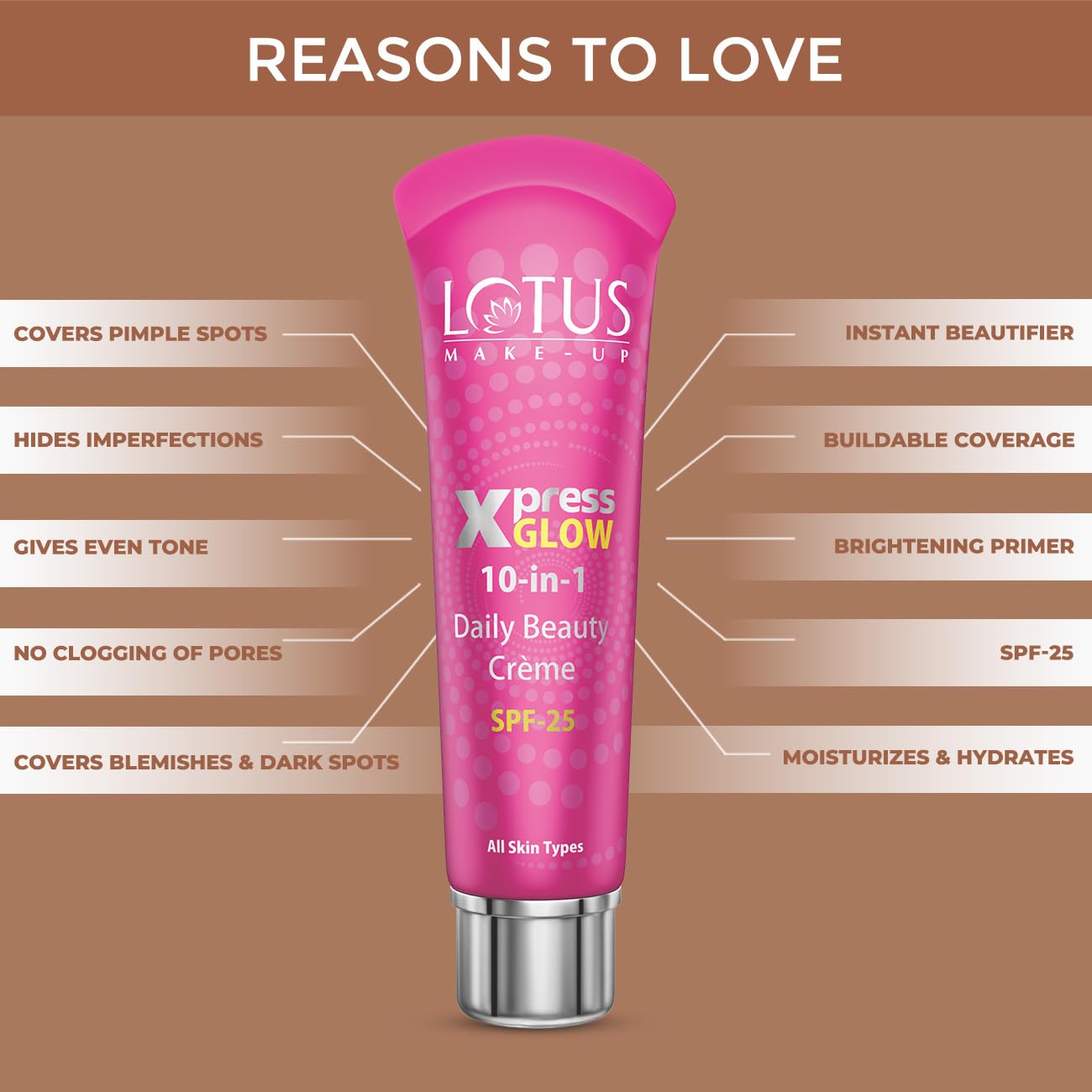 Lotus Make-up Xpress Glow 10 in 1 Daily Beauty Crème Royal Pearl – view 2