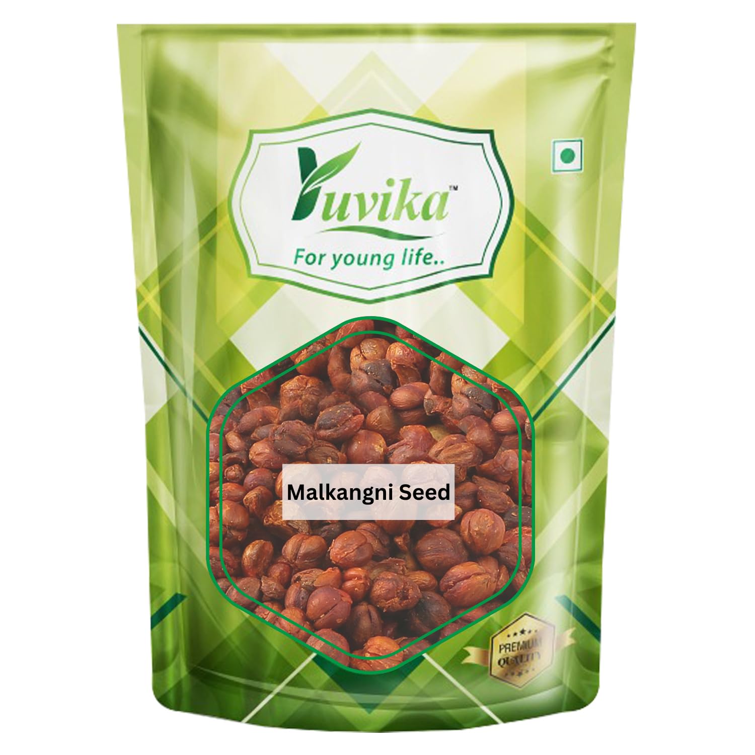 Front pack of Yuvika Malkangni Seeds 100 g