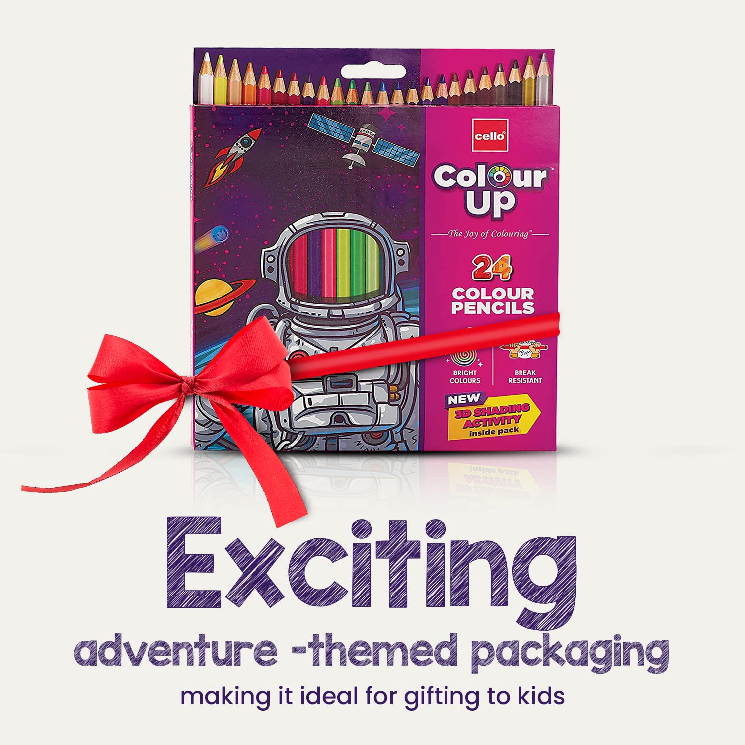 Cello ColourUp Colour Pencils, Multicolored, 24 Color Pencils – view 5
