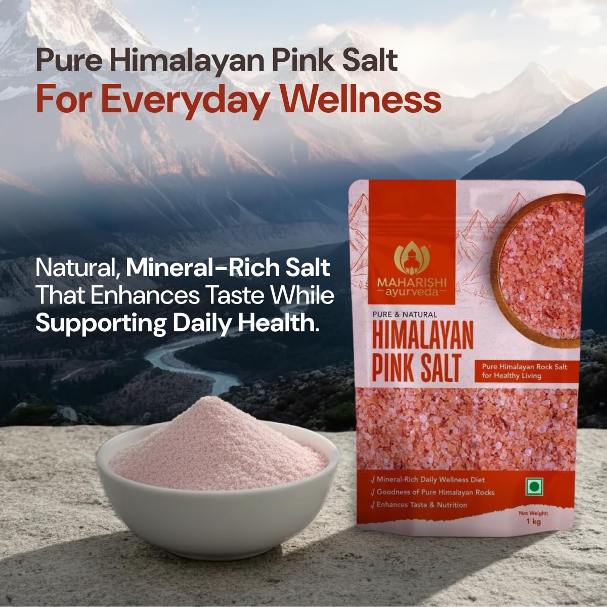 Maharishi Ayurveda Himalayan Pink Salt – view 2