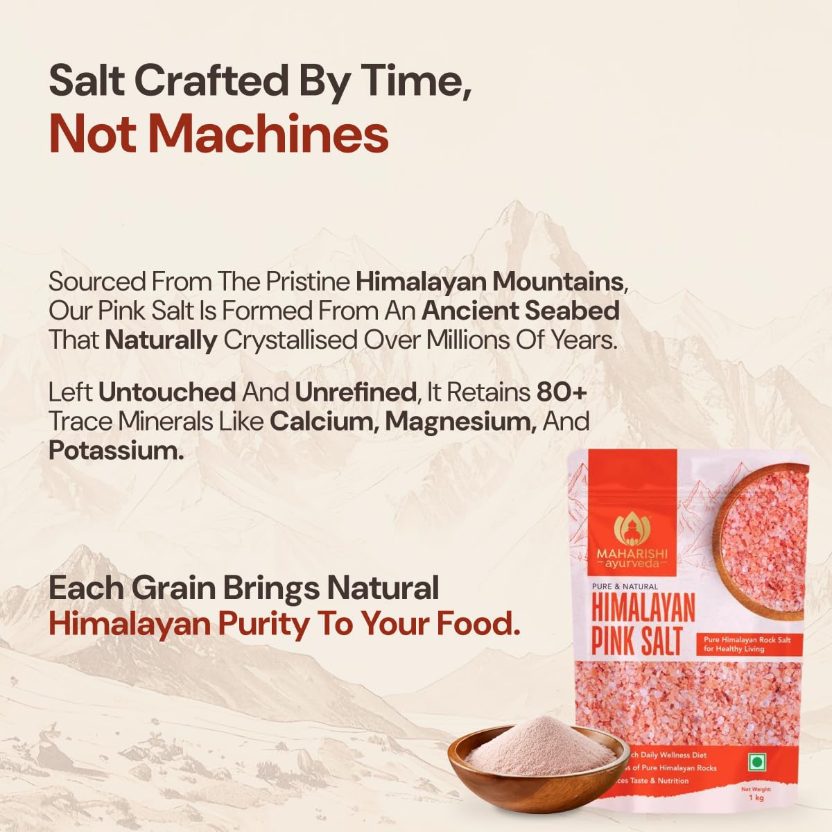 Maharishi Ayurveda Himalayan Pink Salt – view 3