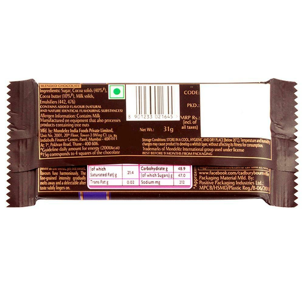 Cadbury Bournville Rich Cocoa Dark Chocolate 31 G – view 3