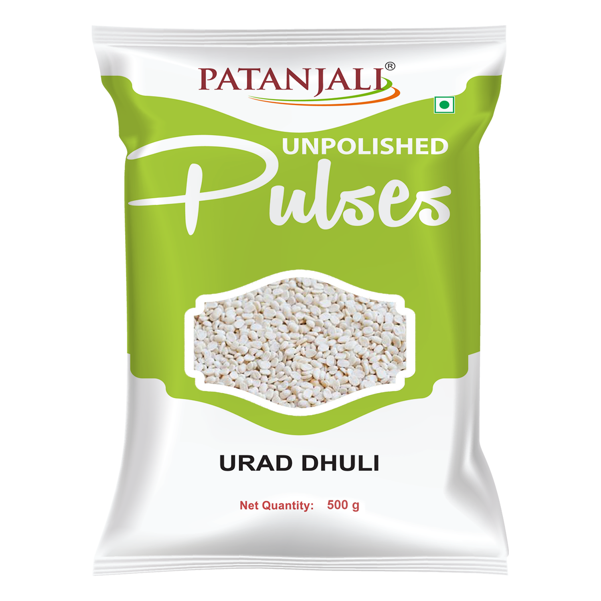 Patanjali Unpolished Urad Dhuli 500 g – view 1