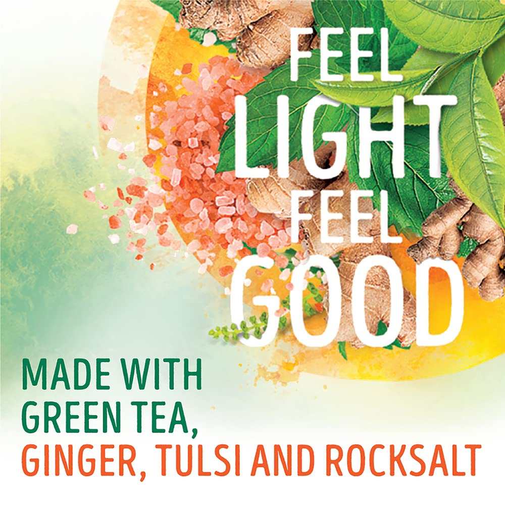 Lipton Sipndigest with Green Tea, Ginger, Tulsi & Rock Salt (Spiced Green Tea Bags), 50 Pcs, 90 Grams – view 5