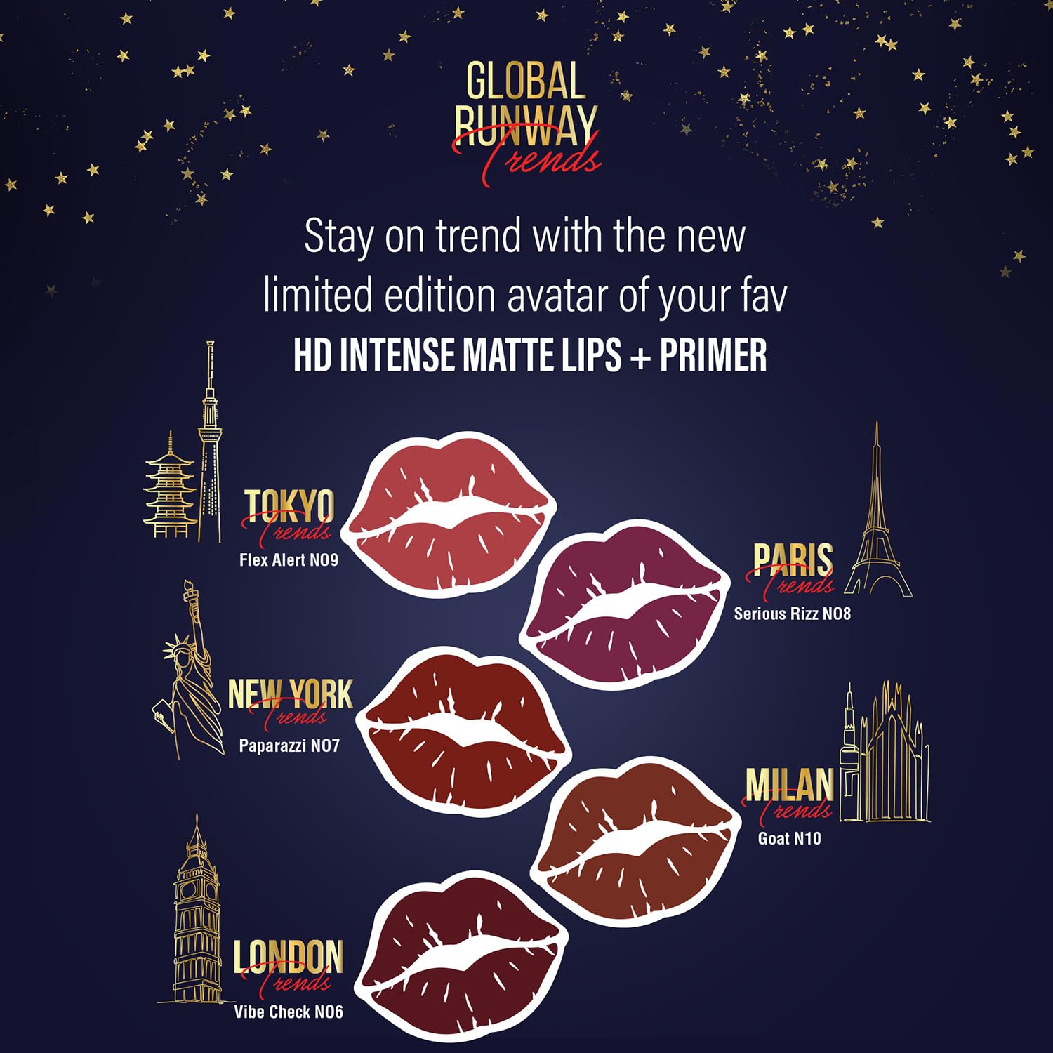FACES CANADA Ultime Pro HD Intense Matte Lips + Primer - GOAT N10, 1.4g, Limited Edition – view 3
