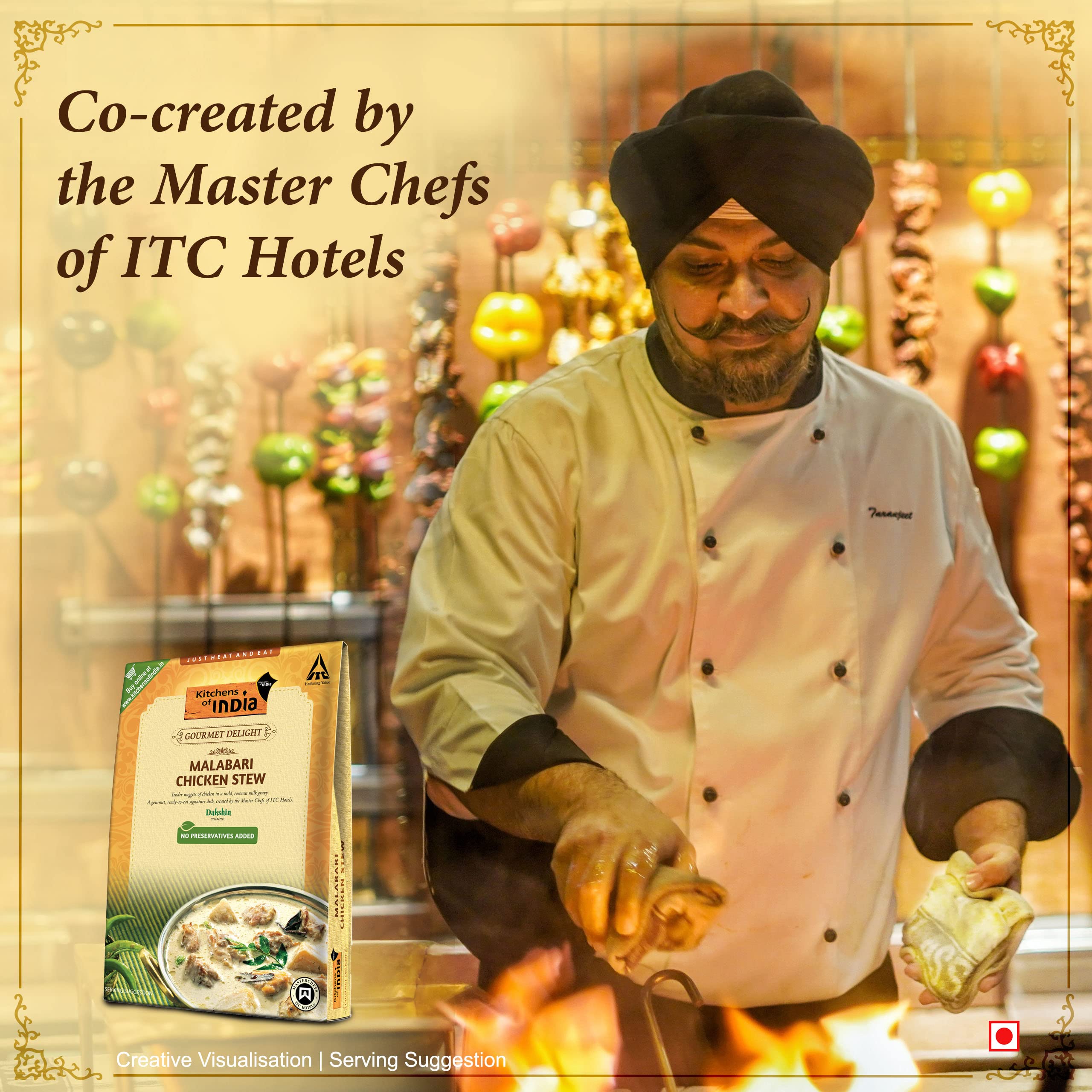 Kitchens of India Malabari Chicken Stew, ITC Ready to Eat Indian Dish, Just Heat and Eat, 285g – view 3