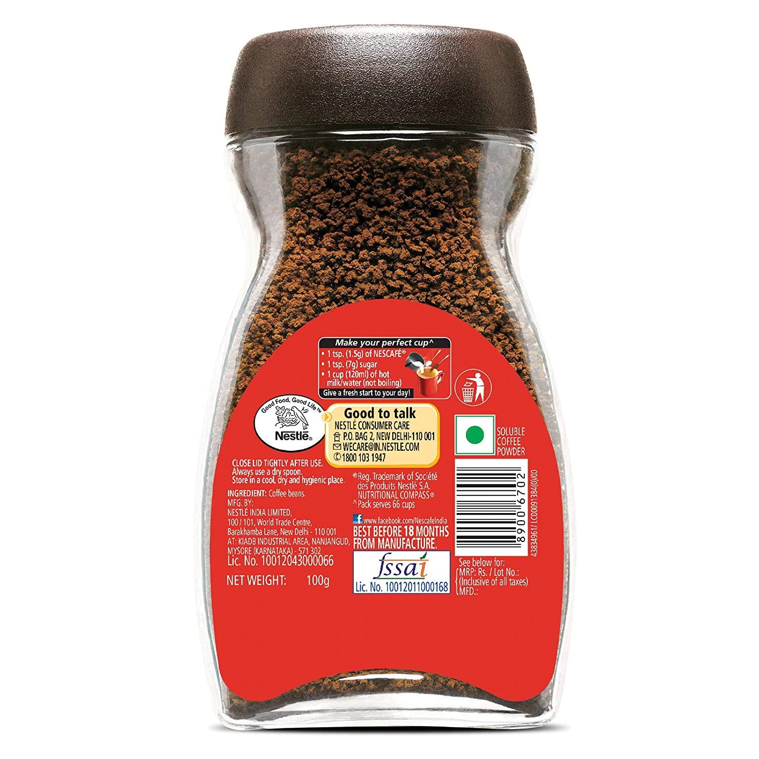 Nescafe Classic Instant Coffee Dawn Jar 200G + 100G, Ground – view 3
