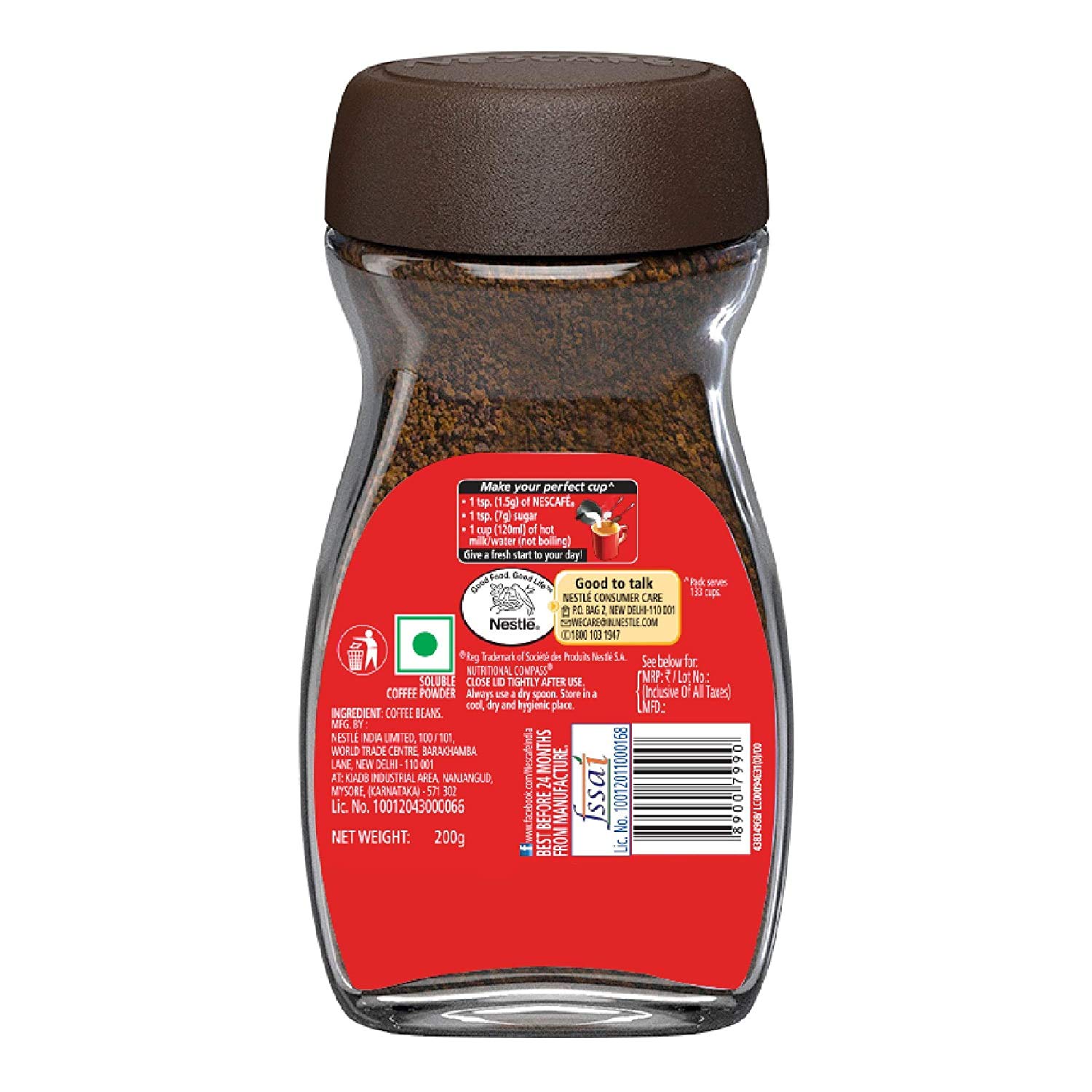 Nescafe Classic Instant Coffee Dawn Jar 200G + 100G, Ground – view 6