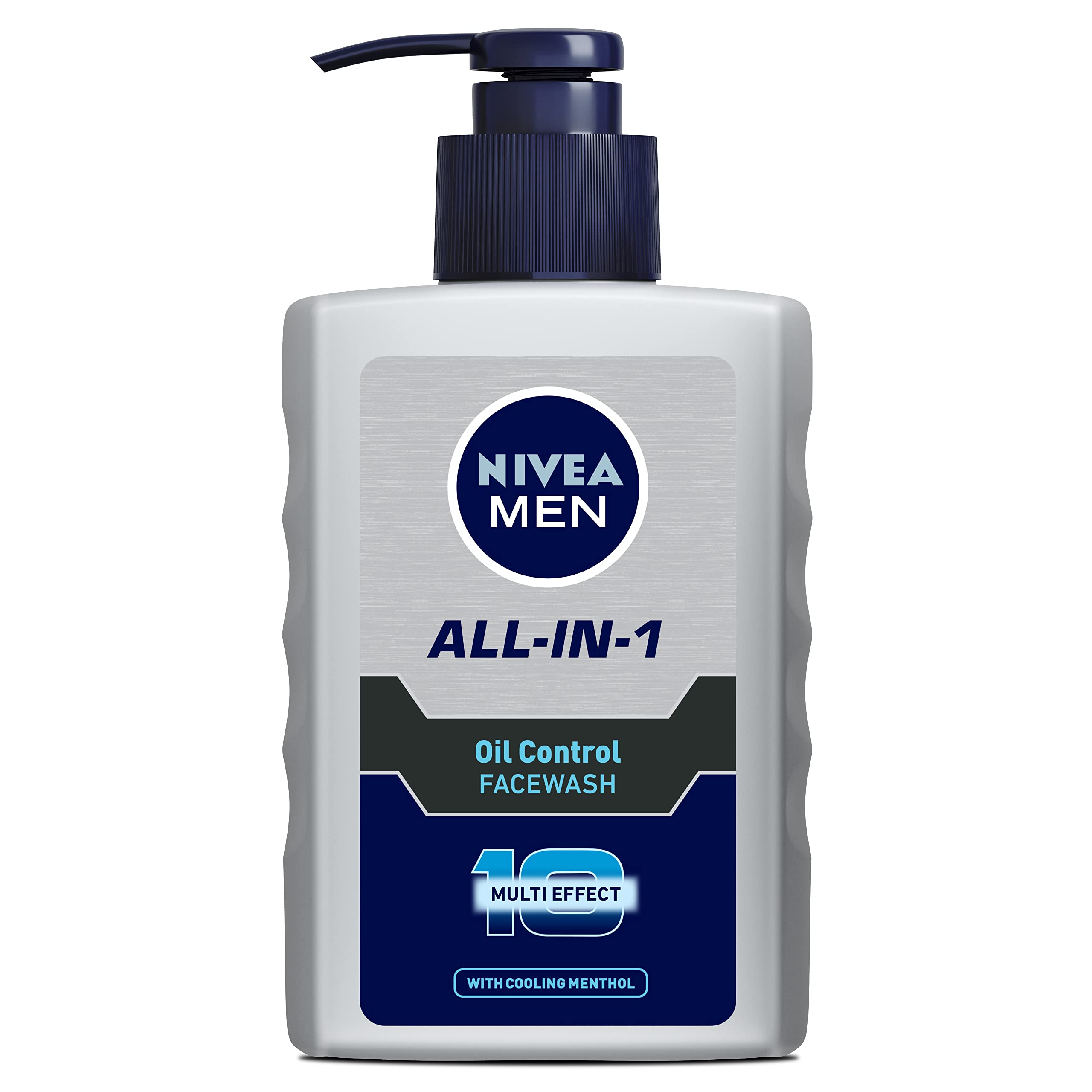 Front view of Nivea Men Oil Control Face Wash tube