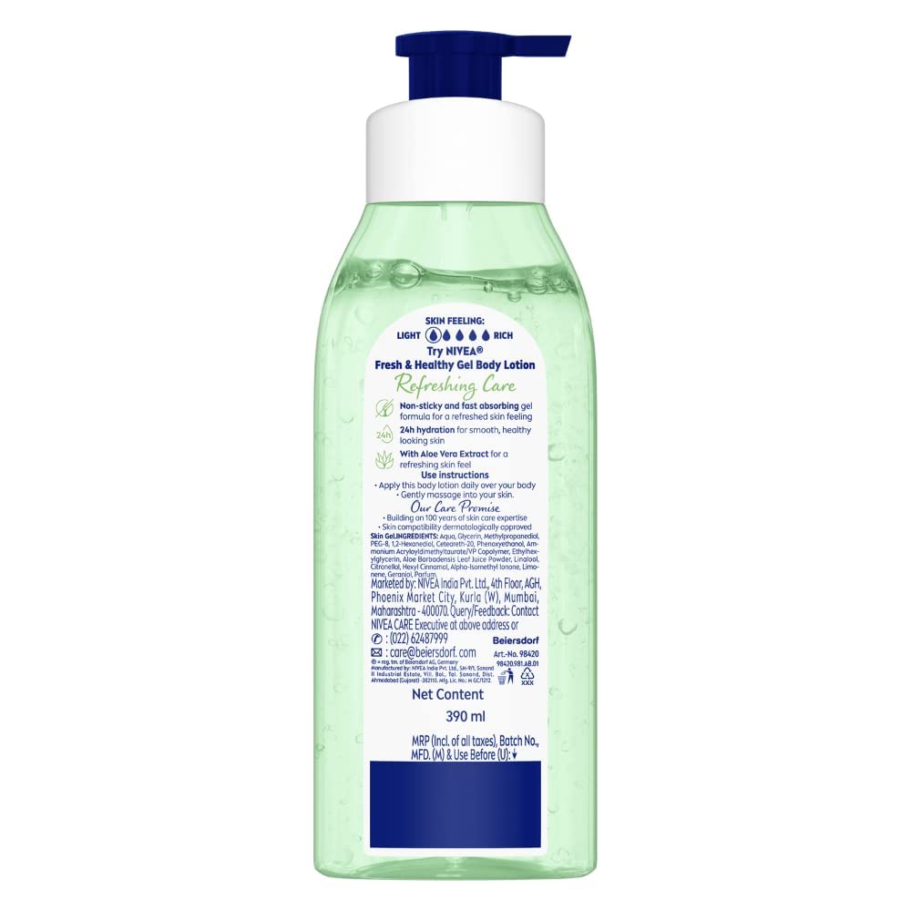 NIVEA Gel Body Lotion 390 ml – view 7