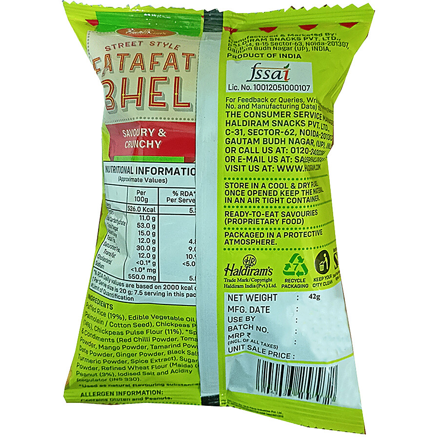 Haldiram's Fatafat Bhel Namkeen 200 g – view 2