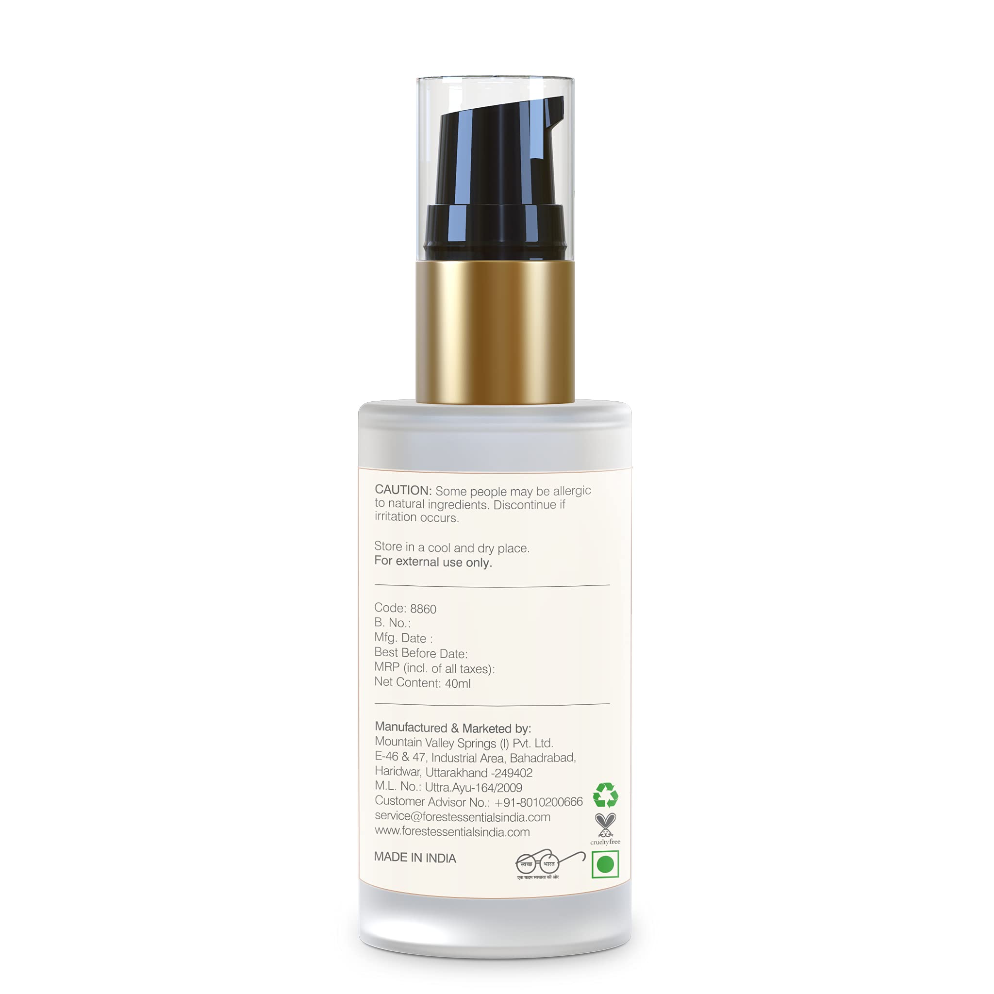 Forest Essentials Light Day Lotion Indian Rose & Marigold With SPF 25 for Dry Skin – view 5