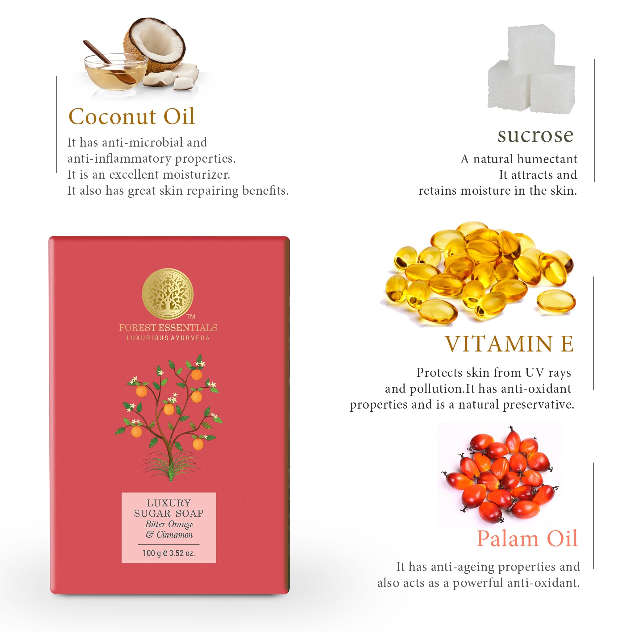 Forest Essentials Luxury Sugar Soap – view 4