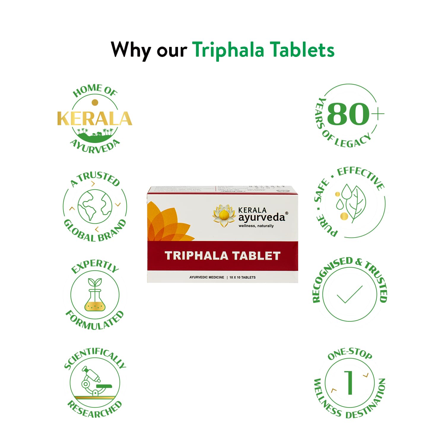 Kerala Ayurveda Triphala Tablet – view 6