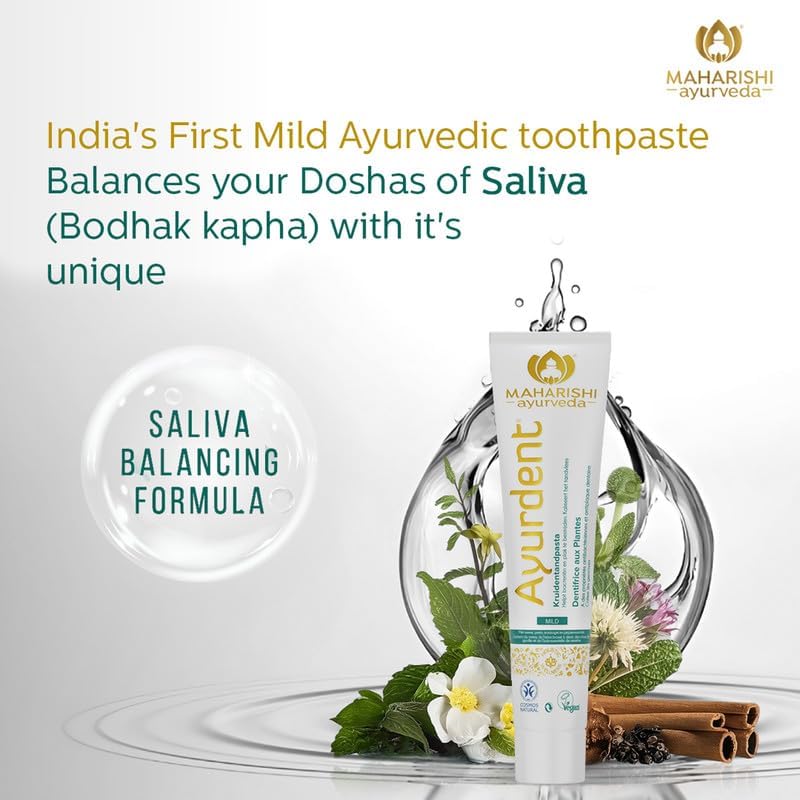 Maharishi Ayurveda Ayurdent Mild Herbal Ayurvedic Toothpaste - All Natural – view 4