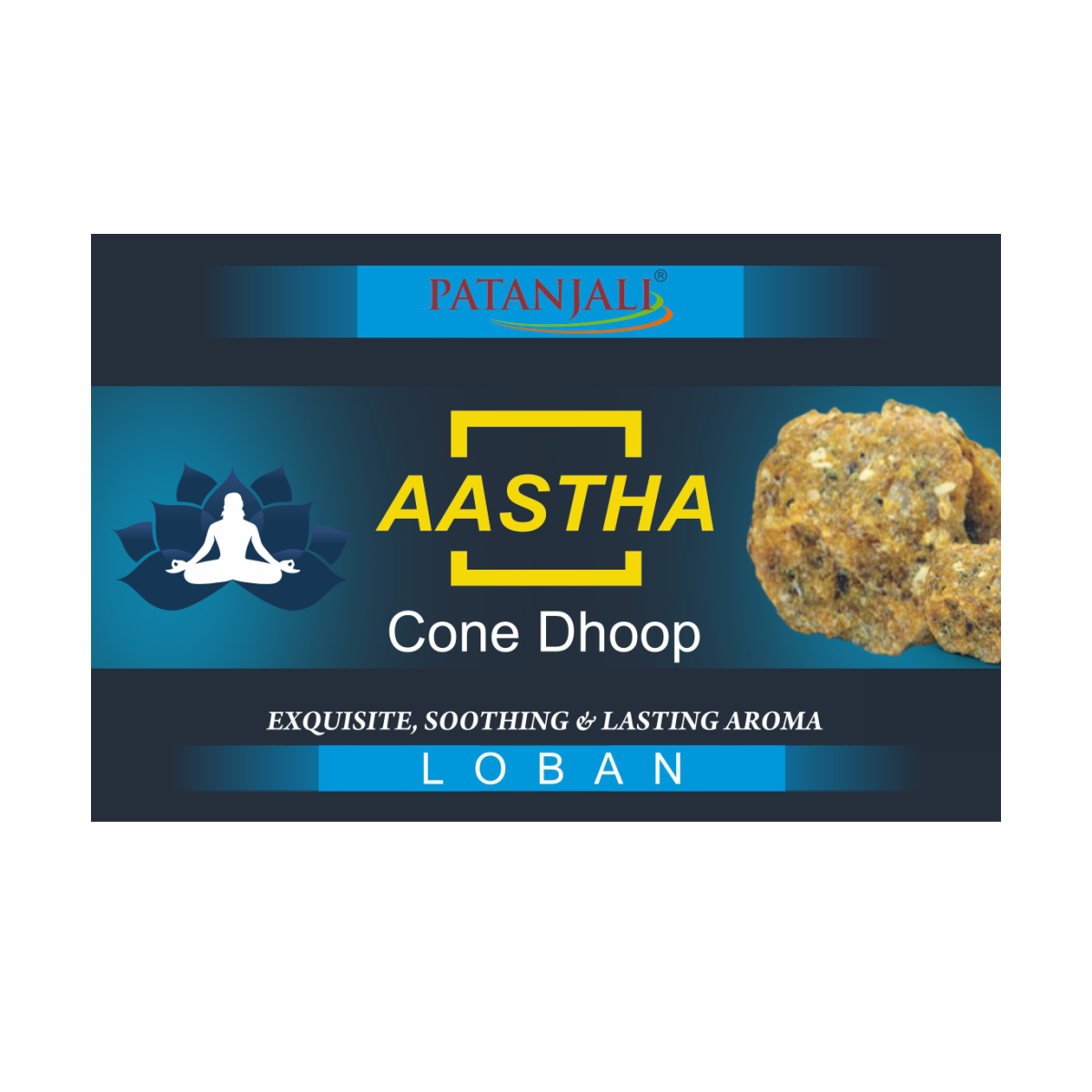 Aastha 25 Gm Cone Dhoop Loban 25 g – view 1