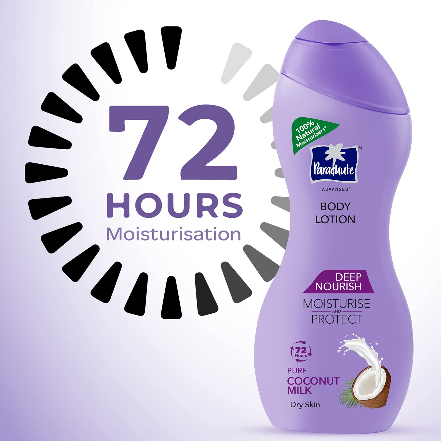 Parachute Advansed Deep Nourish Body Lotion for Women & Men, Dry Skin, 250ml – view 3