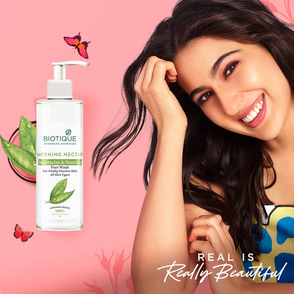 Biotique Bio Morning Nectar Visibly Whitening Scrub Wash, 200 ml – view 2