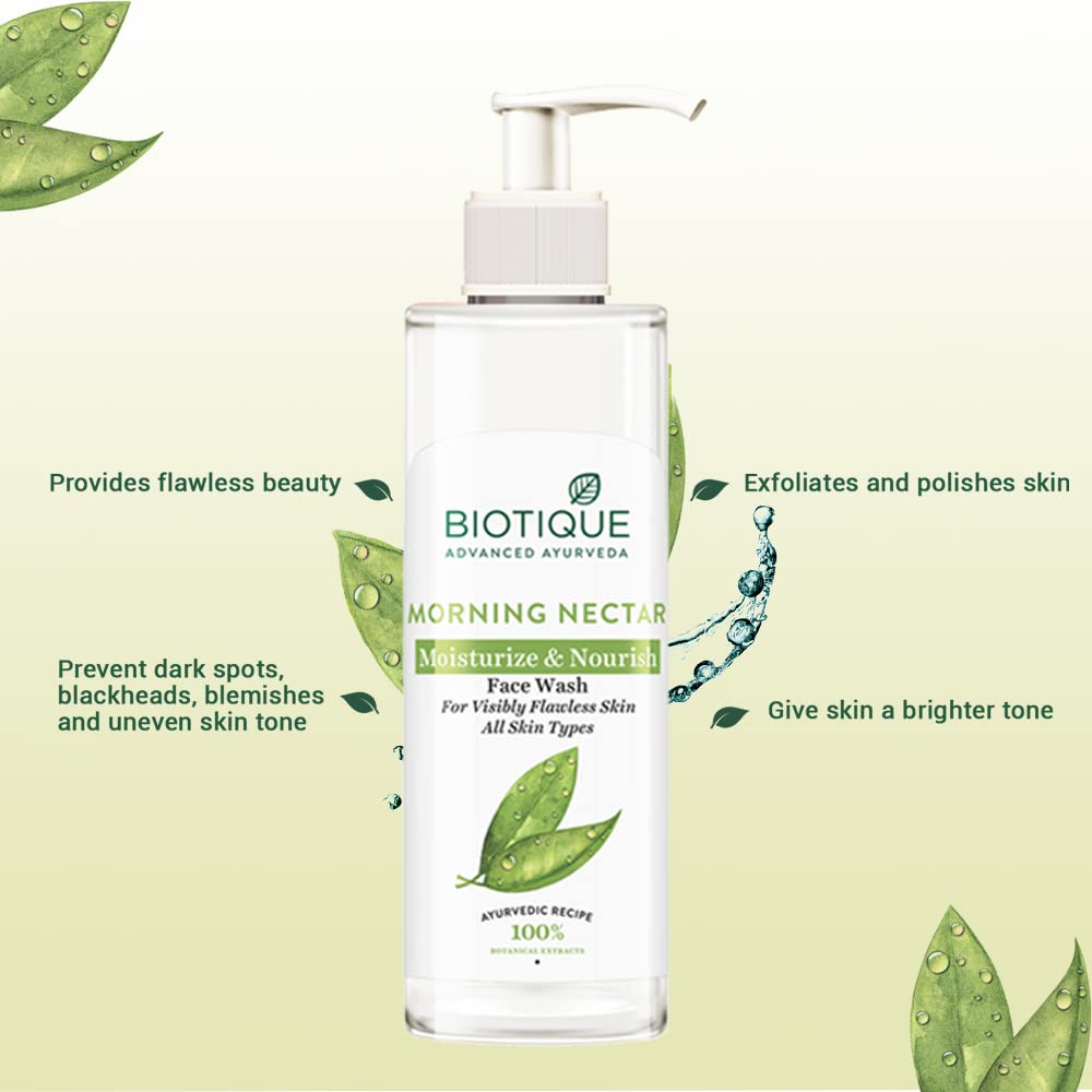 Biotique Bio Morning Nectar Visibly Whitening Scrub Wash, 200 ml – view 4