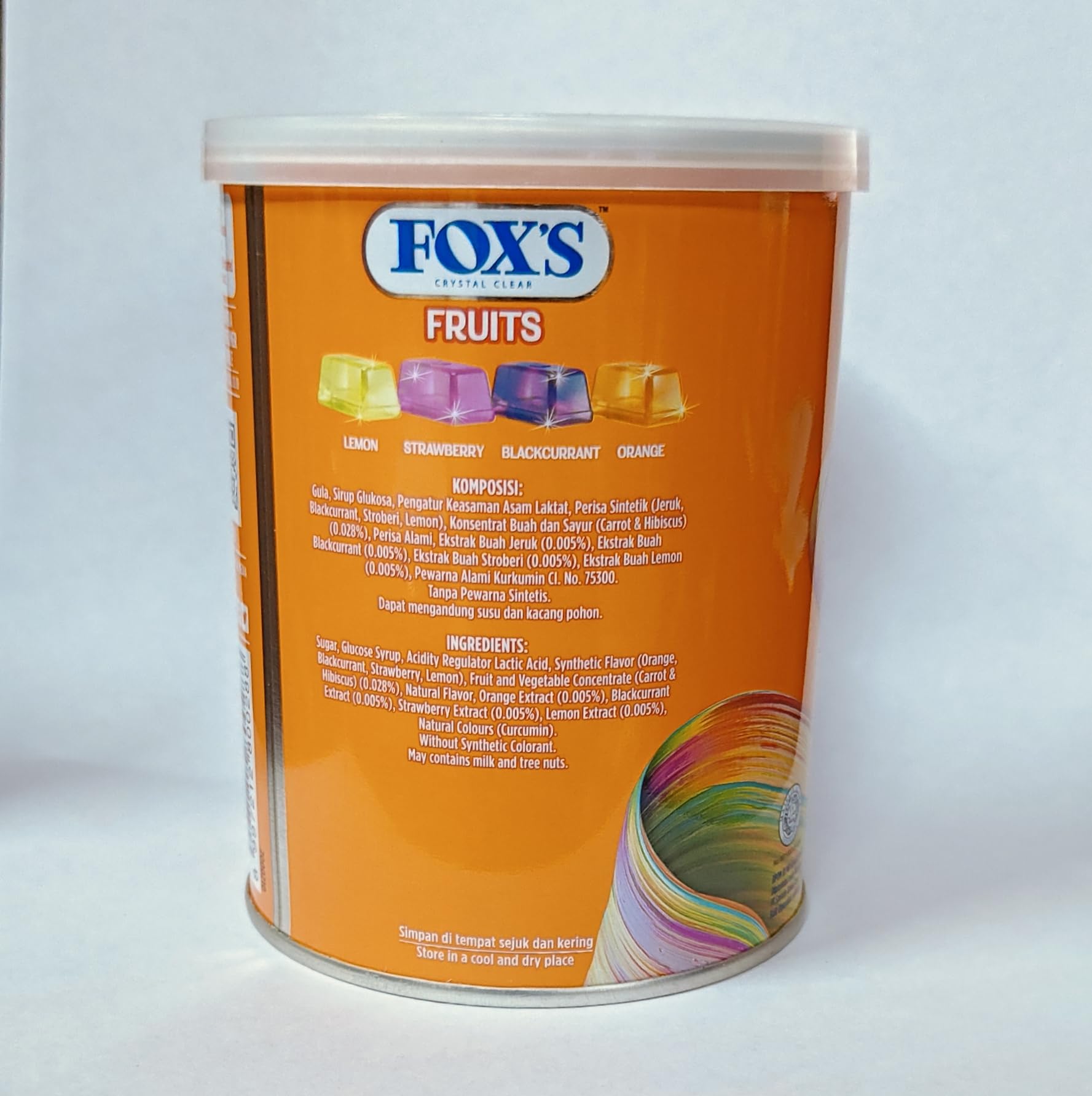 NOTTACIA Fox's Crystal Clear Fruits Gramstrawberry Candy Tin - 180 – view 6