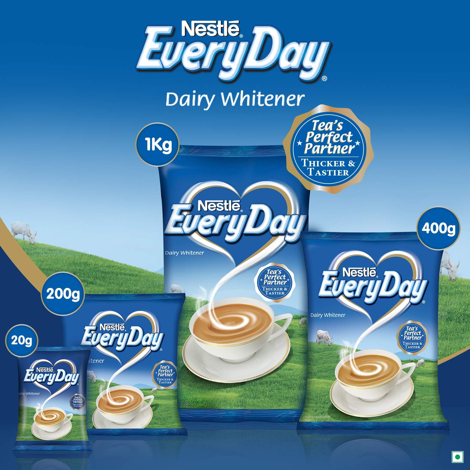 Everyday Nestle Dairy Whitener Milk Powder For Tea 200g, Pouch – view 7