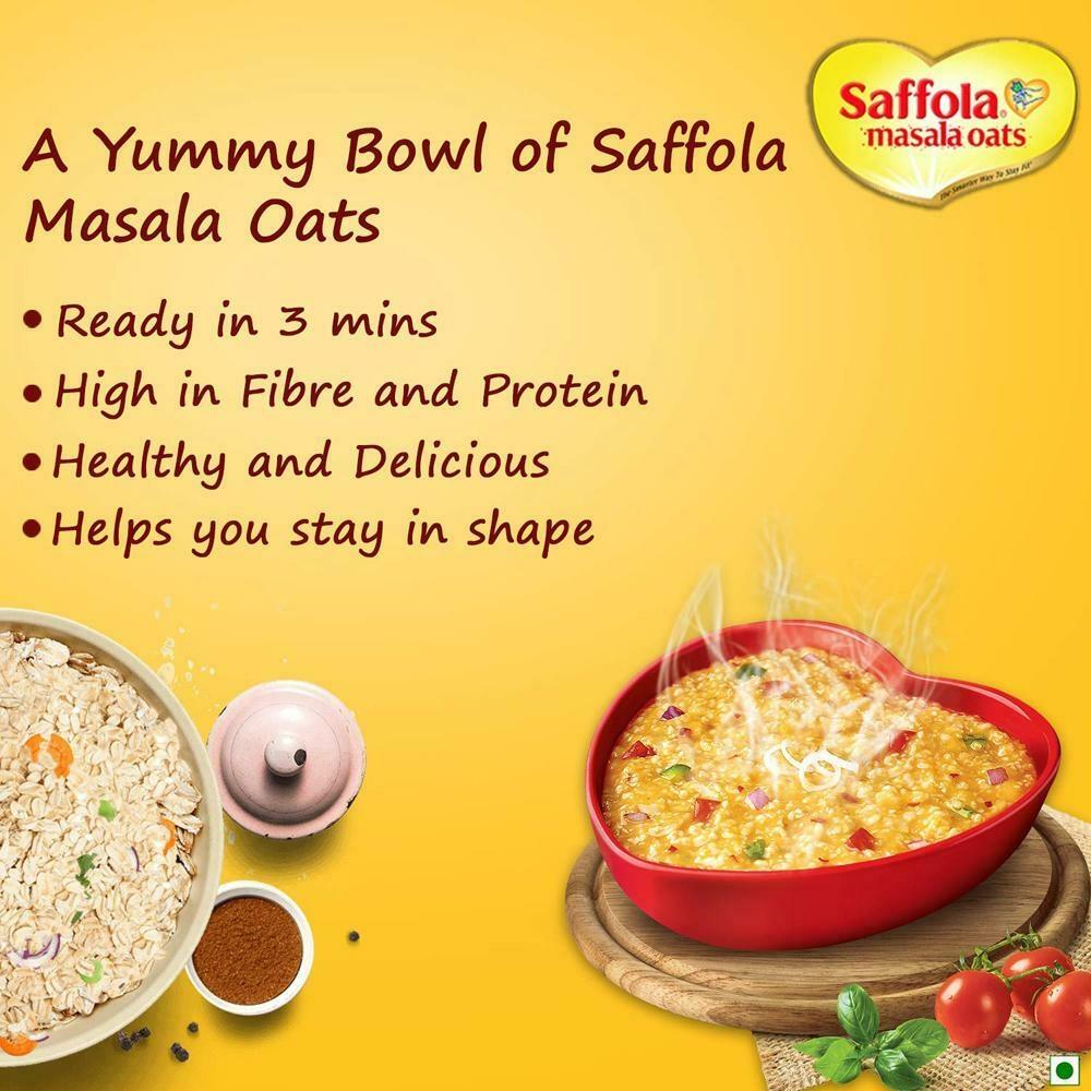 Saffola Peppy Tomato Instant Masala Oats 38 G – view 6