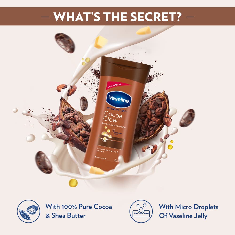 Vaseline Intensive Care Cocoa Glow Body Lotion 100 ml – view 3