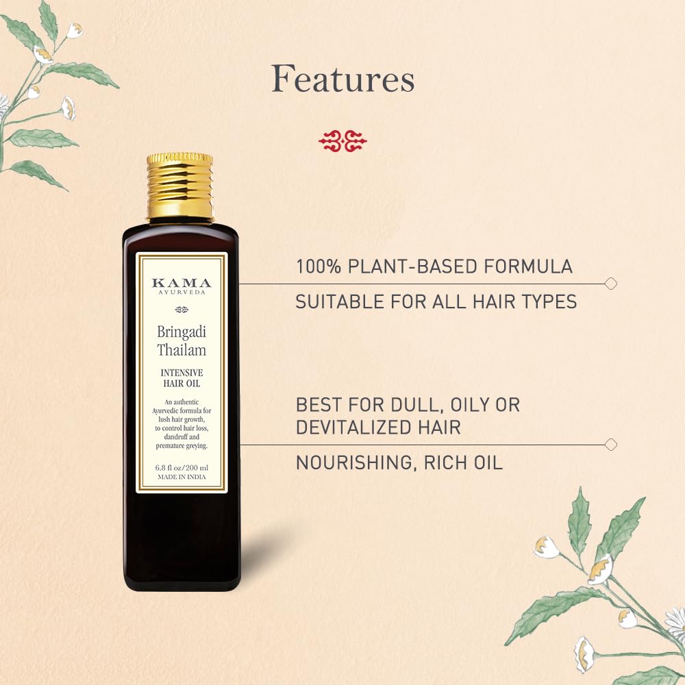 Kama Ayurveda Bringadi Intensive Hair Treatment Oil 50ml - In – view 3