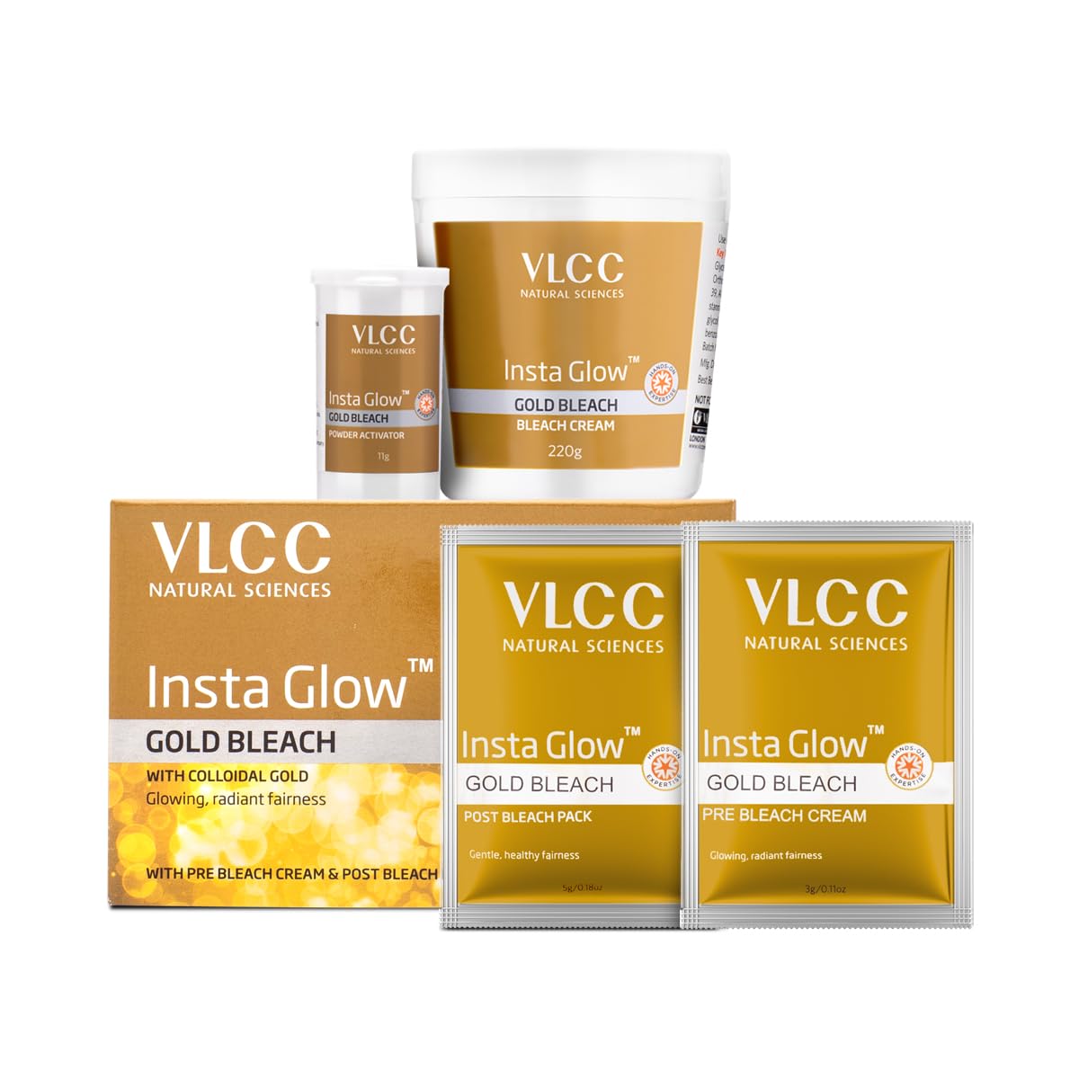 VLCC Insta Glow Gold Bleach - 402g – view 2