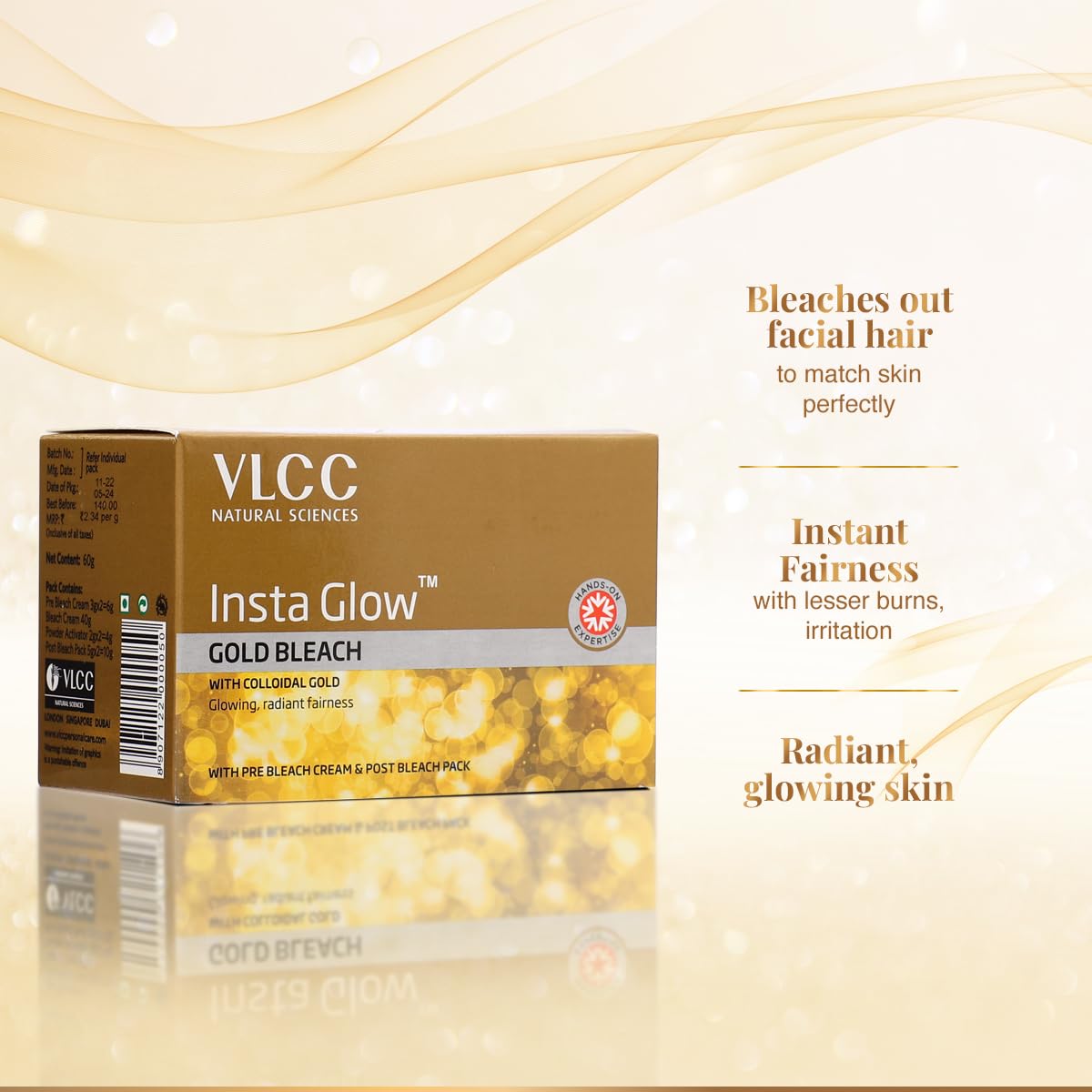 VLCC Insta Glow Gold Bleach - 402g – view 4