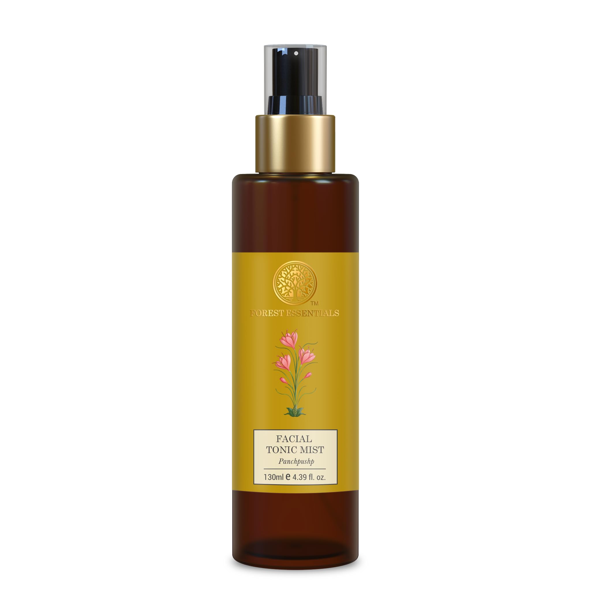 Forest Essentials Facial Tonic Mist Panchpushp & Forest Essentials Delicate Facial Cleanser Mashobra Honey Combo – view 2