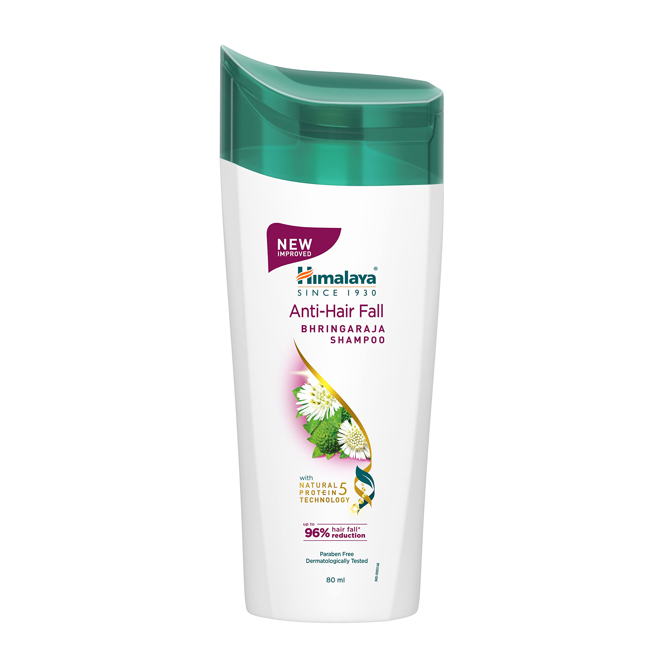 Front-facing bottle of Himalaya Bhringaraja anti hair fall shampoo