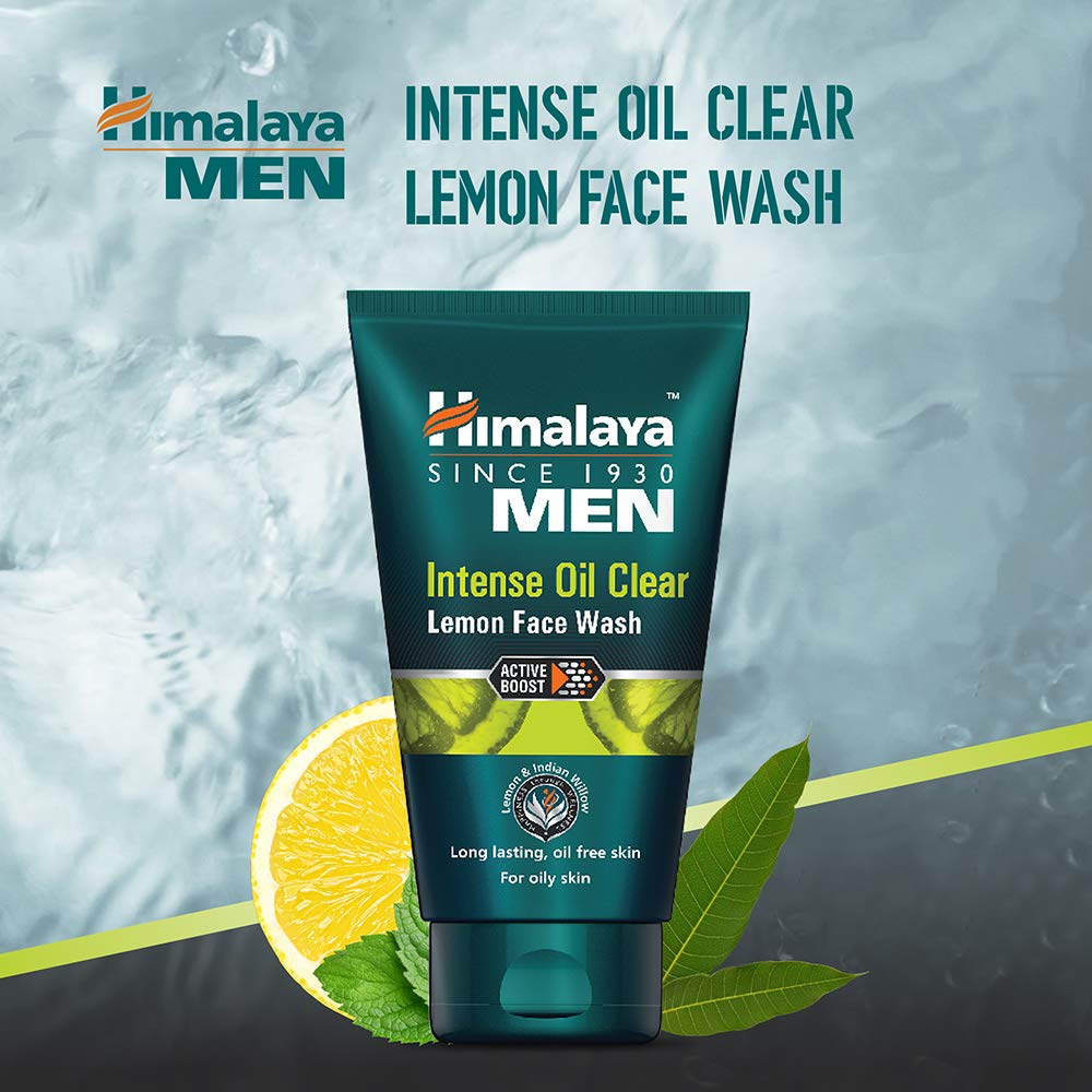 Himalaya MEN Intense Oil Clear Lemon Face Wash, 50ml – view 2