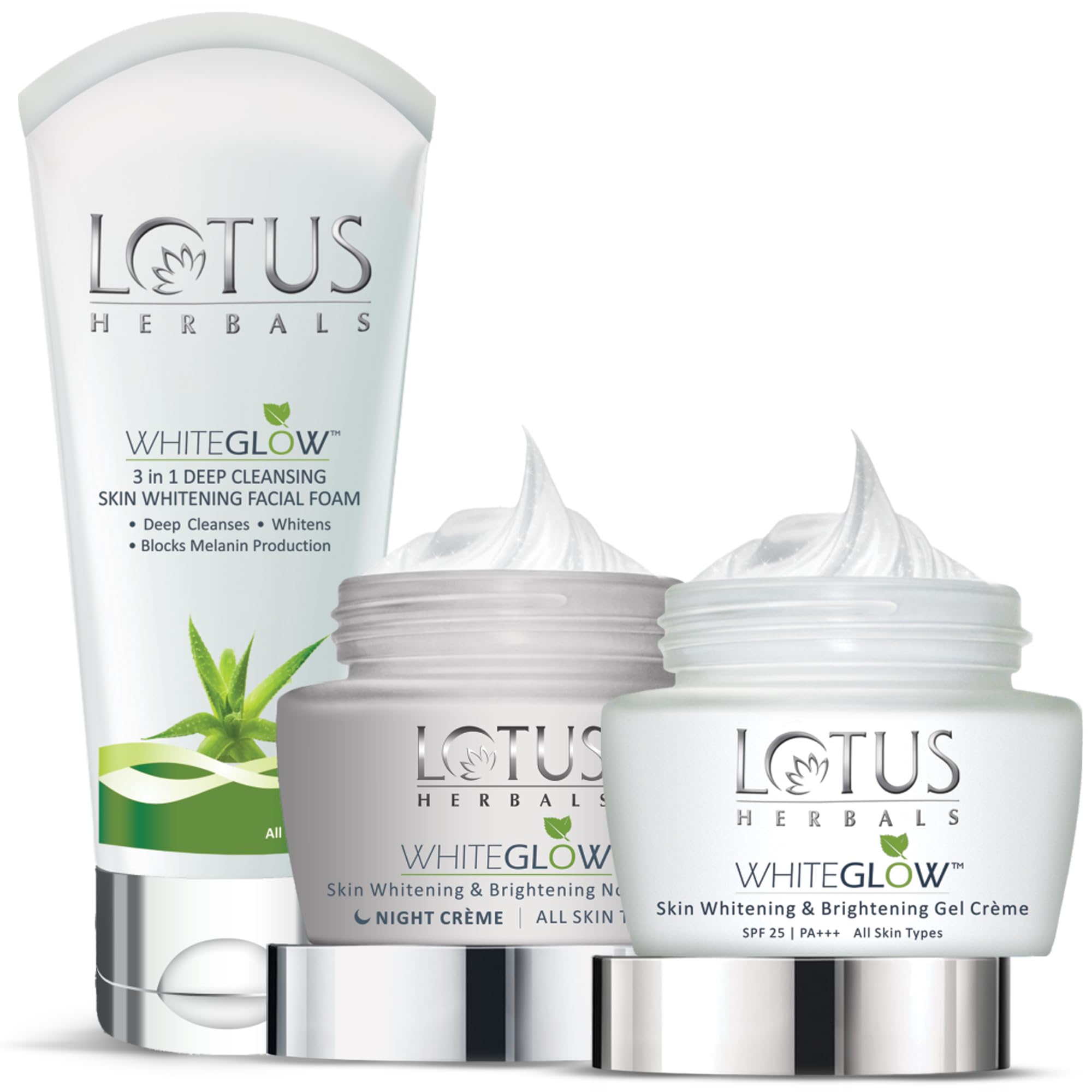 Lotus Herbals Whiteglow cream and face wash combo pack