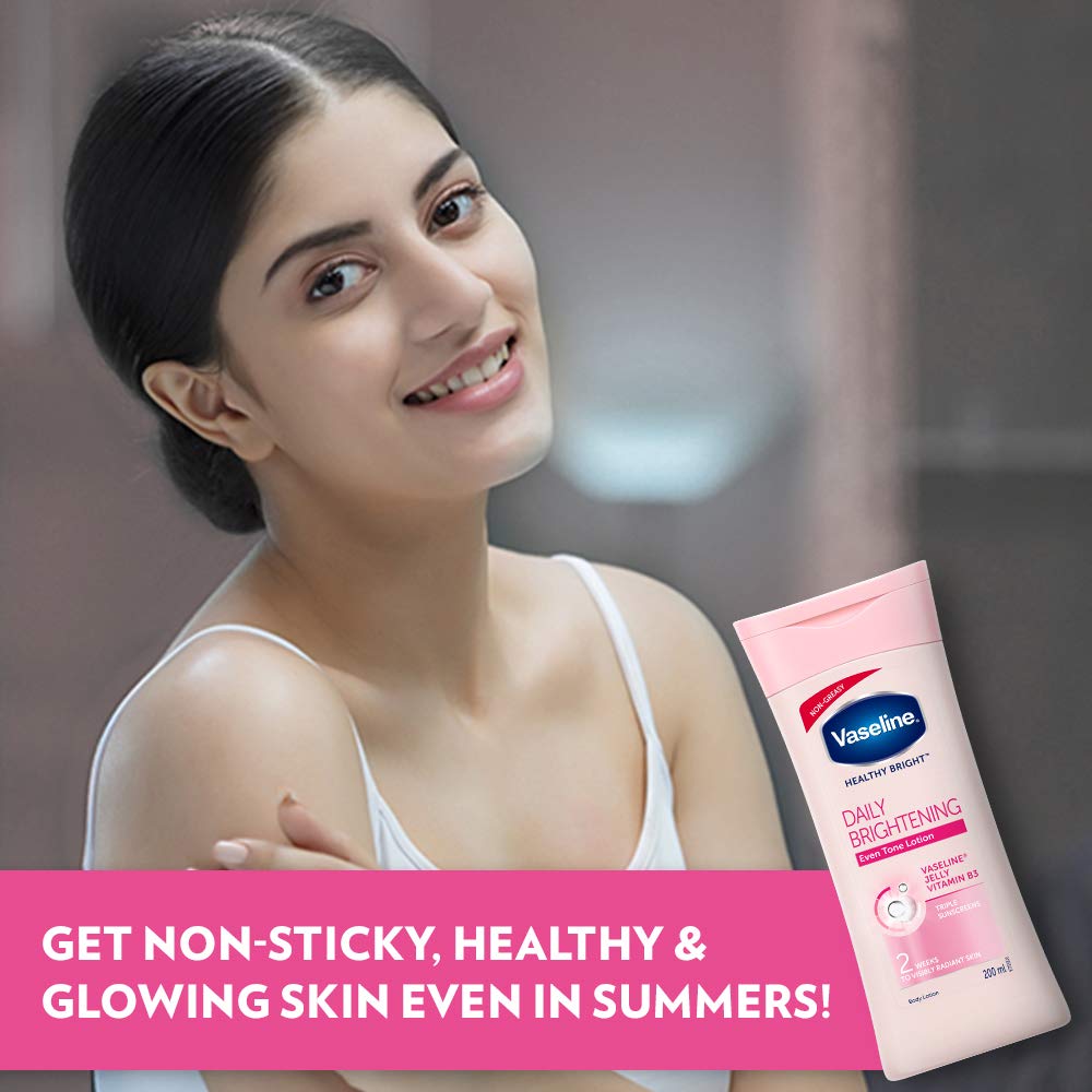 Vaseline Healthy Bright Daily Brightening Body Lotion, For Healthy & Glowing Skin, 100 ml – view 3